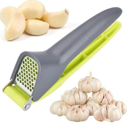1PC Garlic Crusher Multi Functional Manual Ginger Garlic Cutter Utensils Stainless Steel Garlic Press Kitchen Accessories Tools