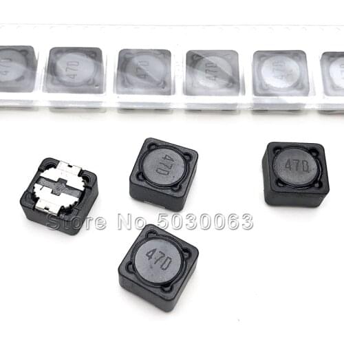 5pcs/lot CD127 SMD inductor 10/15/22/33/47/68UH 12*12*7 power shielded inductor