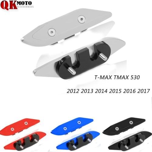 For Yamaha T-max TMAX 530 2012-2017 Aluminum Motorcycle Windshield Rear View Side Mirrors Bracket Hole Cap Clamp Cover