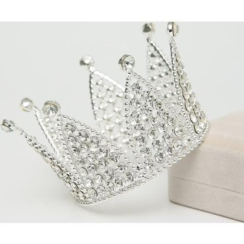 Childrens Round Crown Princess Birthday Cake Decoration Baking Decoration Korean Bridal Wedding Birthday Party Supplies