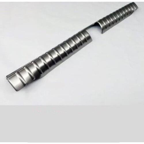 For Honda City 2015 1PC Stainless Steel Car Trunk Inner Rear Tail Box Bumper Pedal Plate Cover Trim Car Styling Accessories