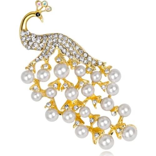 Dw.rovskiswan White Brooches For Clothes