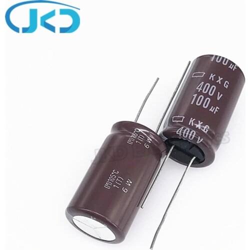 10pcs Japan original NIPPON 400v100uf KXG Series 18*31.5mm Electrolytic Capacitor Low Impedance100uf 400V NCC NIPPON CHEMI-CON