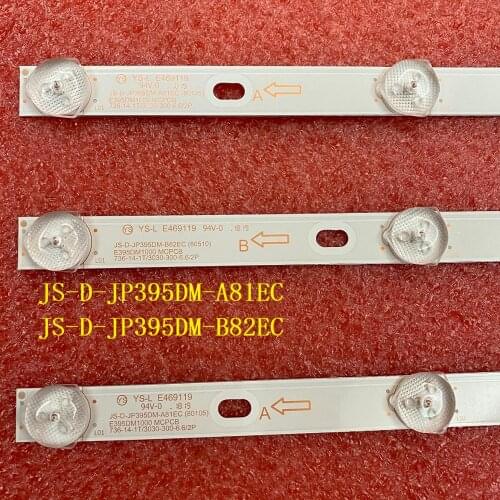 3pcs/set LED backlight strip for D40-M30 40BF400 JS-D-JP395DM-A81EC JS-D-JP395DM-B82EC (80105) E395DM1000 MCPCB