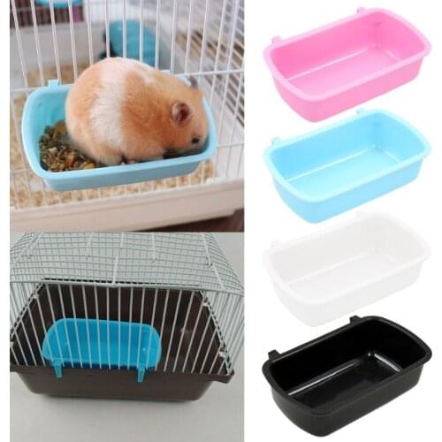 Small Pet Food Feeder Bowl Hamster Cage Hook Up Hanging Bowl Water Drinking Device Bird Pigeon Feeding Cup
