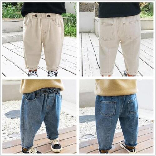 Fashionable Childrens Pants, Boys' Jeans, kids Pants, Straight Pants, Childrens Baby Spring and Autumn Pants