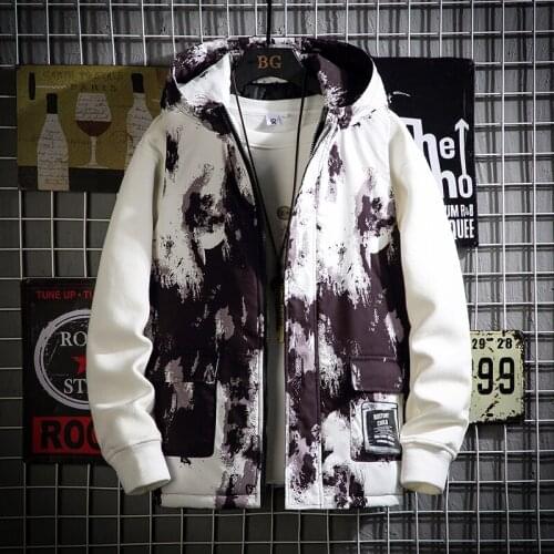 GlacialWhale Casual 2020 New Body Warmer Vest Mens Jacket Sleeveless Vests Winter Hip Hop Jackets men Printed Vest Man Waistcoat