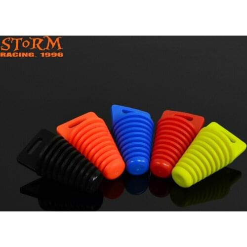 Rubber Exhaust Pipe Muffler Wash Plug Air-bleeder Waterproof 35-60MM For Motorcycle Dirt Pit Bike Motocross ENDURO