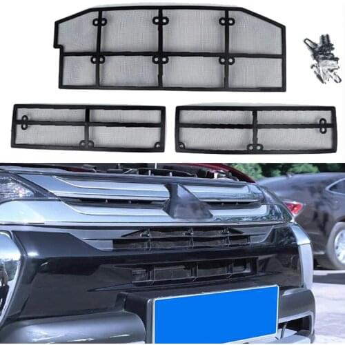 For Mitsubishi Outlander 2013-2019 Car Front Grill Insect Net Steel Insect Grille Mesh Grill Inserts Insect Net Insect-Proof Net