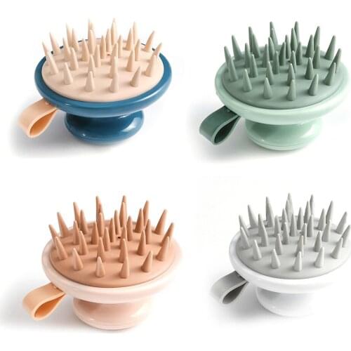 Shampoo Brush Handheld Scalp Meridian Massage Brush Shower Hair Comb Portable Shampoo Brush Hair Care Comb