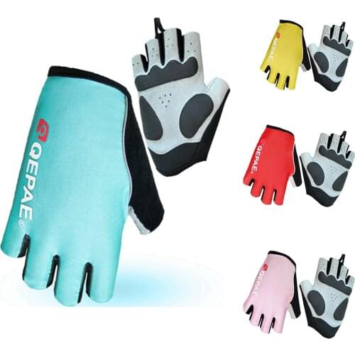Cycling Gloves Outdoor Protect MTB Bike Gloves Washable Breathable Reflective Half Finger Racing Bicycle Lycra Training Gloves