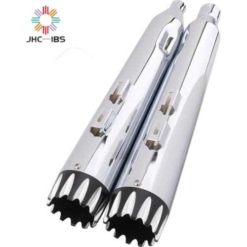 Motorbike 4" Exhaust Pipes For Harley Road Glide Road King Electra Glide Street Touring Bagger Models