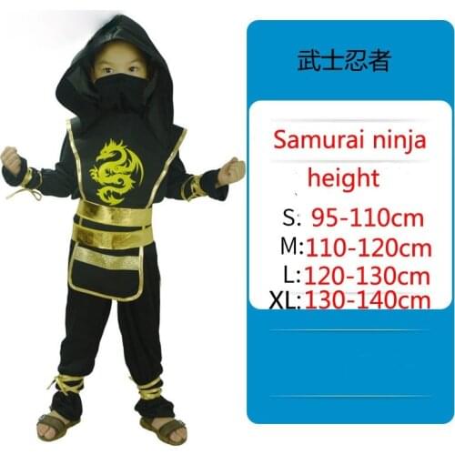 Japanese Ninja Samurai Cosplay Clothing Stage Drama Performance Costume Props Halloween Carnival Party Masquerade Costume
