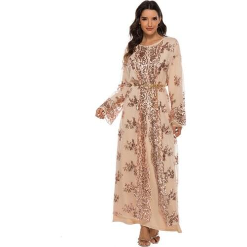 2021 New Sequins Sexy Long Cardigan Elegant Casual Women Full Sleeve Mesh See Through Coat Open Stitch Feminino Kaftan Robe