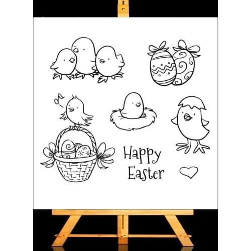 ZhuoAng Easter blessing Clear Stamps/Card Making Holiday decorations For scrapbooking Transparent stamps 13*13cm