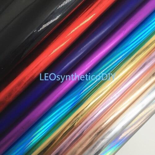 1PC 21X29CM Synthetic Letaher, Cuero Sintetico Faux Leather Fabric TPU MIRROR LEATHER For Making Bows and Accessories R035