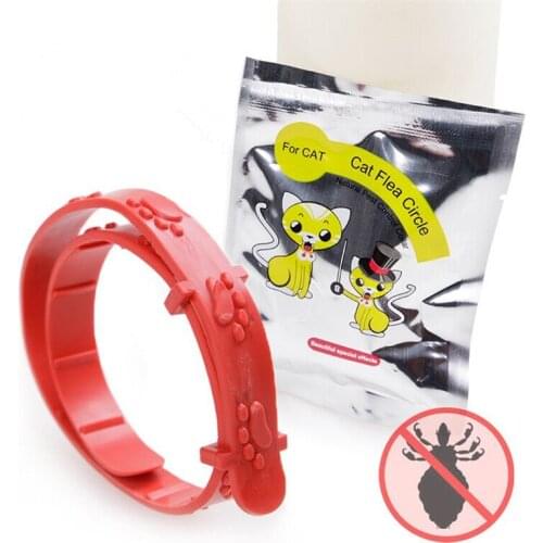 10PCS/LOT Pet Cat Flea Collar Anti Lice Pest Flea Collar Kill Lice Parasite Deworming New Pet Cleaning Supplies drop-shipping
