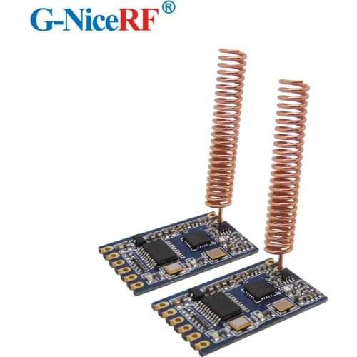16PCS SV610 100mW TTL Interface 433/470/868/915MHz Wireless RF Module + 16PCS Copper Spring Antennas+1pcs TTL USB Bridge board