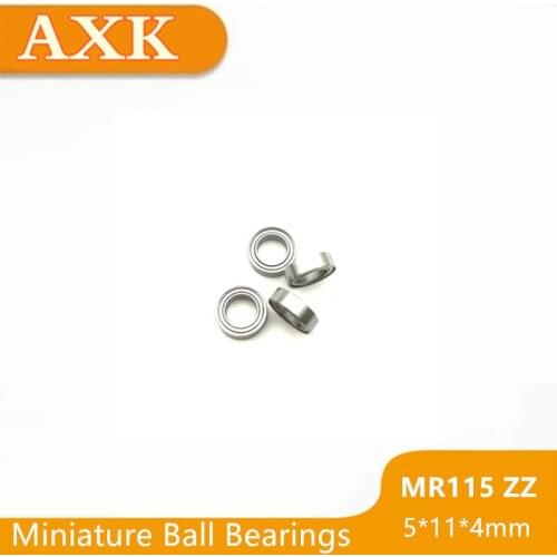 2021 Hot Sale Top Fashion Mr115zz Bearing Abec-3(10pcs) 5*11*4 Mm Miniature Mr115 Zz Ball Bearings L-1150zz Y04 Mr115z