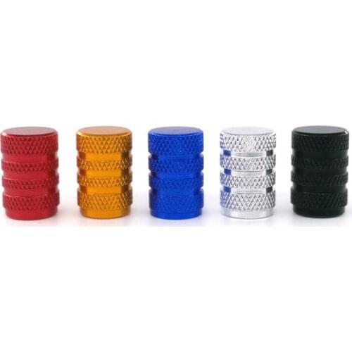 40pcs Aluminum Round Tire Valve Stem Caps for Car Bike Motorcycle Alloy Valve Covers for US Valve Car-styling Parts Accessories