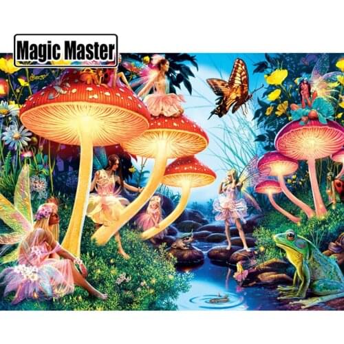 5D Round diamond painting diy diamond painting embroidery cross stitch Home Decor Full diamond mosaic Fairy Tale Elves