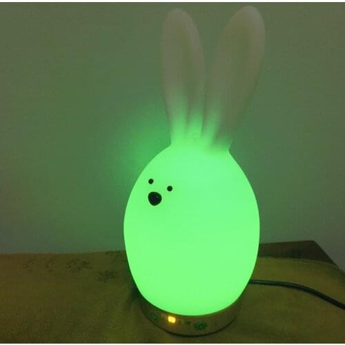 Aromatherapy Lamp Rabbit Colorful Atmosphere Table Lamps Luminous Air Humidifier Childrens Room Night Light
