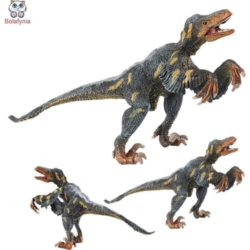 BOLAFYNIA Solid simulation Yutyrannus dinosaur model Toy dinosaur children kids toy for birthday gifts