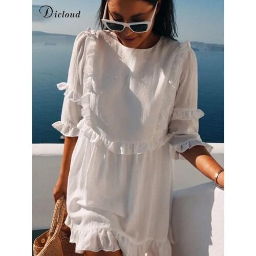 Свободные летние платья DICLOUD China At AliExpress