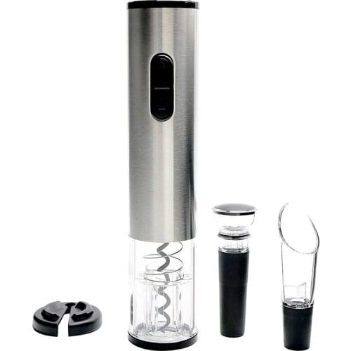 Electric Wine Opener Automatic Wine Bottle Opener Corkscrew Wine Opener with Foil Cutter Resuable Wine Opener 4 PCS Set