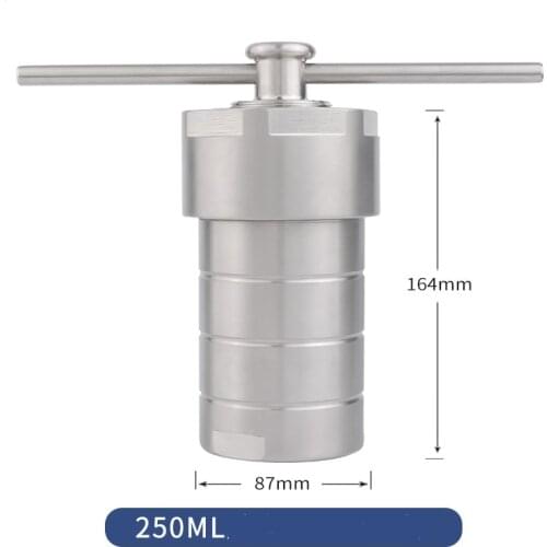 Hydrothermal Autoclave Reactor with PTFE Chamber Hydrothermal Synthesis 250ml great deal
