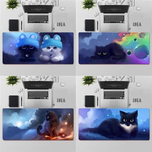 Animal Cartoon Cute Cat Gaming Mouse Pad Large MousePad Gamer Mouse Mat Computer Office XXL Mouse Carpet Keyboard pad Desk Mat
