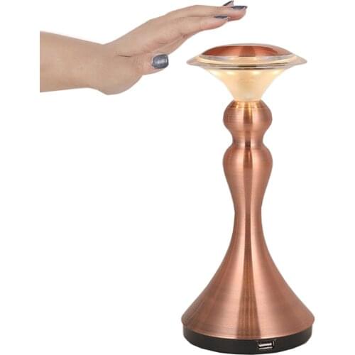 Creative Charging Small Waist Touch Sensor Bar Table Night Light Bar Restaurant Office Cafe KTV Desktop Table Lamp