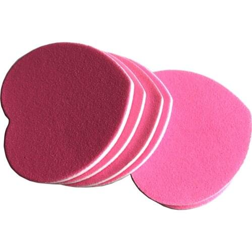 100pcs mini nail emery board nail art tool beauty file heart shape nail file pink nail file