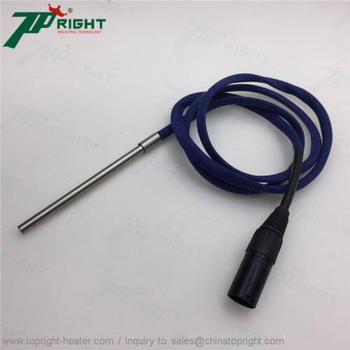 Dia.6.5x100mm cartridge heating element for rosin press aluminium plate