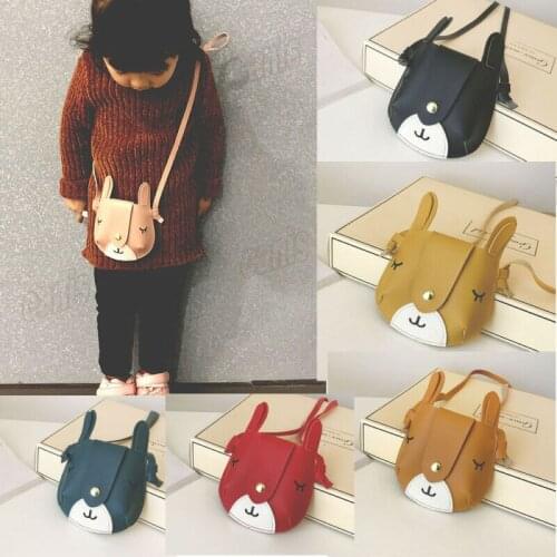 Lovely Kids Girls Leather Handbag Shoulder Cross Body Bag Tote Messenger Satchel Purse
