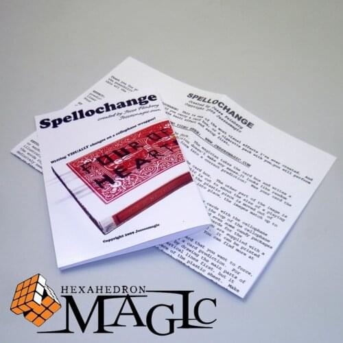 Spellochange by Jesse Feinberg close-up street cards magic trick product free shipping