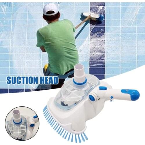 Pool Vacuum Head Swimming Pool Suction Head Cleaning Brush Removable Transparent For Removes Debris Pool Accessories бассейн