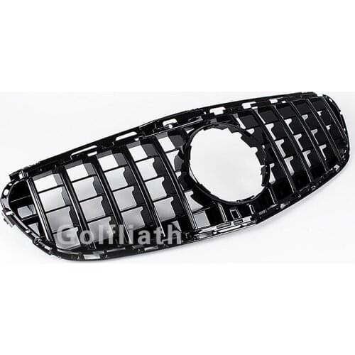 W212 GT R Grill Vertical Grille For Mercedes E Class Facelift Only 2014-2015 ABS Mesh E260 E300 E350