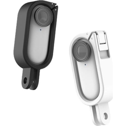 Protective Frame 1/4 Adapter Mount Angle Adjustable QR Bracket Accessories Compatible with Insta 360 GO2 Camera