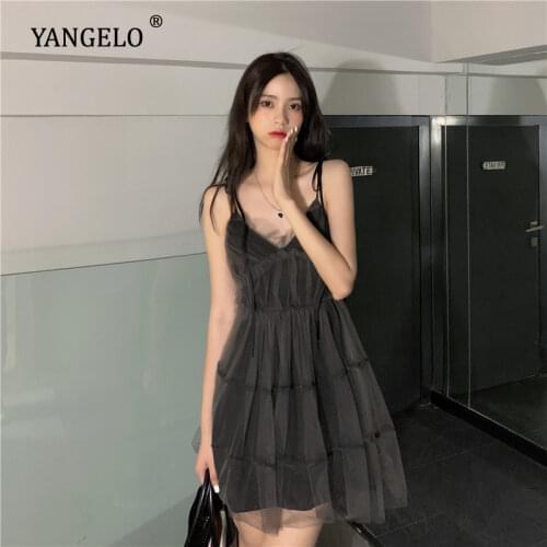 Gothic Elegant Dress Women Emo Alt Vintage Mesh Patchwork Lace Up High Waist Dress Y2k Harajuku Mall Goth Partywear Sexy Dresses