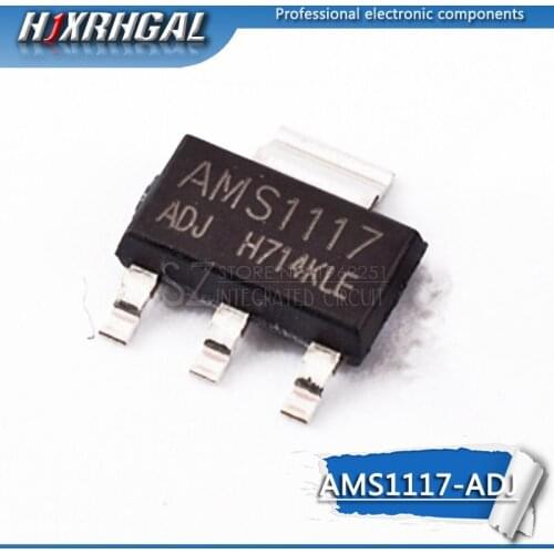 1pcs AMS1117-ADJ SOT-223 AMS1117 SOT223 AMS1117-ADJ VOLTAGE REGULATOR SMD