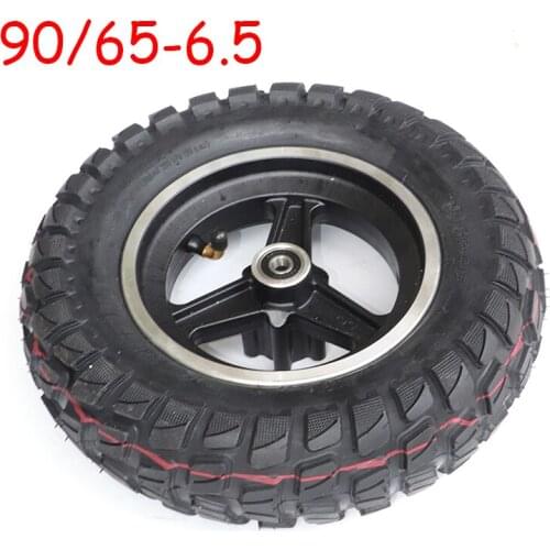 11 inch 90/65-6.5 thick tires, vacuum off-road tires, vacuum tires with rims, suitable for refitting 11 inch electric scooter