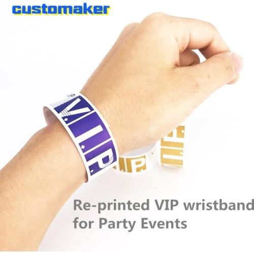 3/4" inch Tyvek Wristbands ID Wrist bands for Party Events VIP tyvek paper wristband guest entry sign identification bracelet