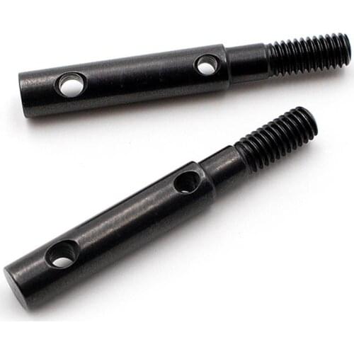 2021 NEW RCtown 2pcs Axles for Axial scx10III AX103007 Reinforced Steel Front and Rear Axle RC Model Car Upgrade Parts