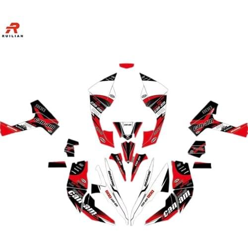 3M Motorcycle Team Graphic & Backgrounds Decal Sticker Kits for CAN AM Renegade 500 800r 800x 1000