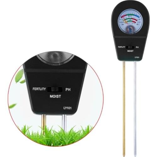 896B Soil Moisture Meter 3-in-1 Plant Accessories for Fertility Moisture PH New Upgrade Gardening Supplies for House Plant