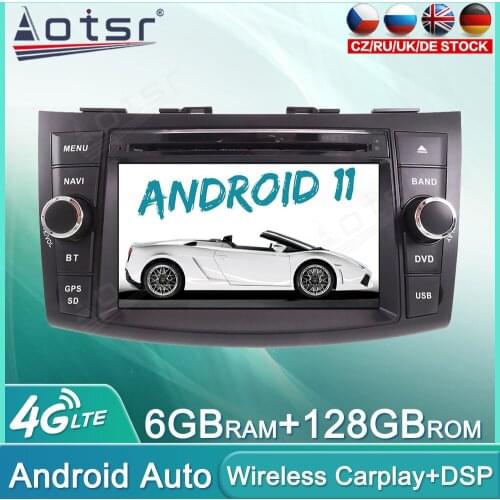 Android 11 128GB Car Radio DVD For SUZUKI SWIFT 2011 - 2016 Audio Multimedia Player GPS Navigation Auto Stereo Head Unit Carplay