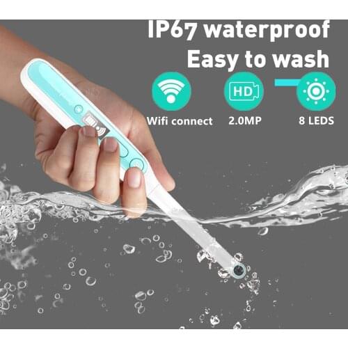 Wireless WiFi HD USB Oral Dental Camera Intraoral Endoscope Dentist Device LED Light Real-time Video Inspection Teeth Whitening