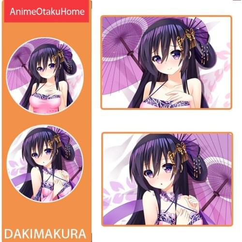 Anime Manga DATE A LIVE Yatogami Tohka Hugging Double-Sided Printed Pillowcase Otaku Bedding Decoration Dakimakura Pillow Case
