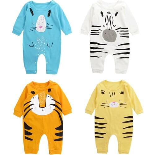 Newborn baby clothes Cotton Long Sleeve Spring Autumn Baby Rompers Soft Infant Clothing toddler baby boy girl jumpsuits